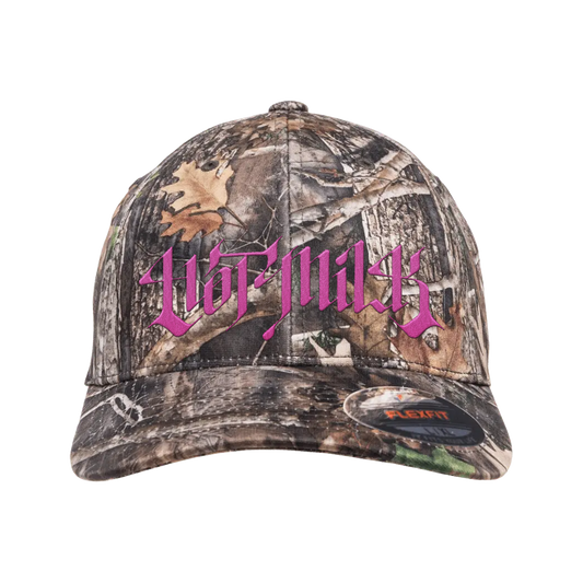 Hot Milk (Pink Logo) Camo Cap